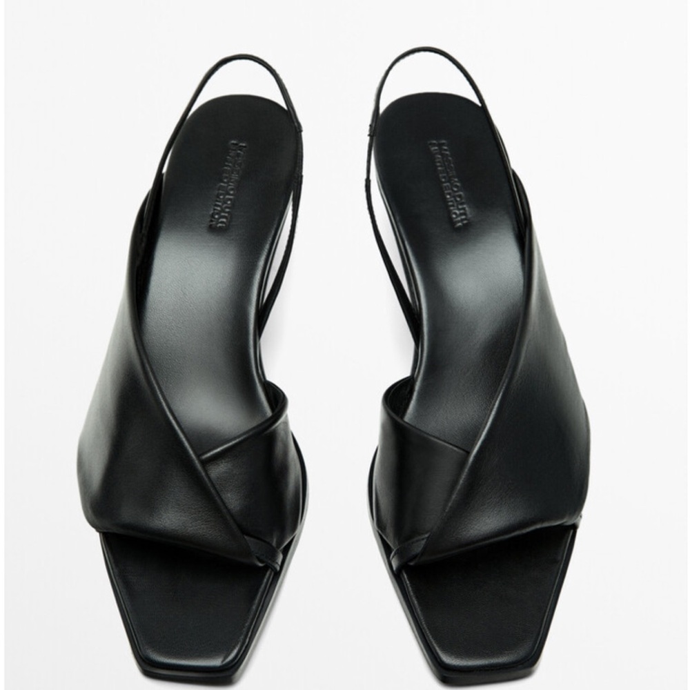 Massimo Dutti Limited Edition Heeled Sandals Size 39 VGUC